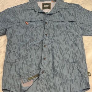 Howler Brothers Slate Blue Casual Shirt EUC like new